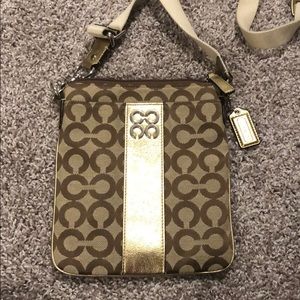 Coach cross body purse